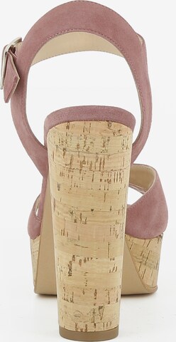 EVITA Strap Sandals 'Lana' in Pink