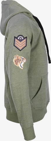 TOP GUN Sweatshirt 'TG-9013' in Groen