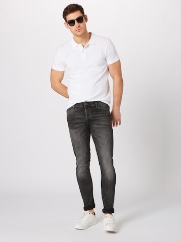 Coupe slim Jean 'Glenn' JACK & JONES en noir