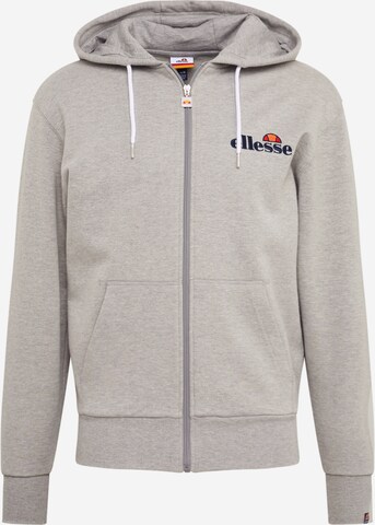 Regular fit Giacca di felpa 'Briero' di ELLESSE in grigio: frontale