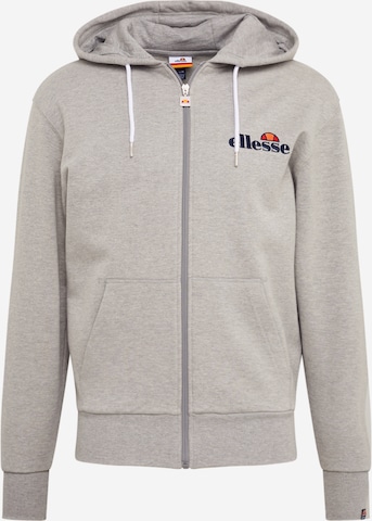 ELLESSE Zip-Up Hoodie 'Briero' in Grey: front