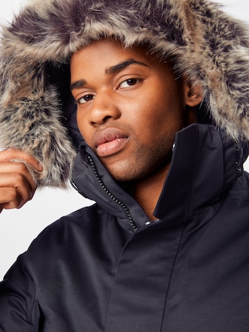 JACK & JONES Zimní parka – černá