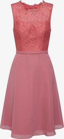 mascara - Vestido de cocktail em rosa: frente