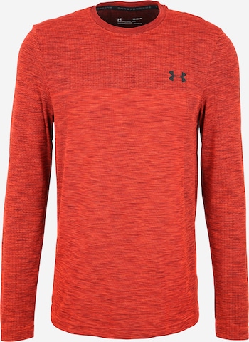 T-Shirt fonctionnel 'Vanish Seamless' UNDER ARMOUR en rouge : devant