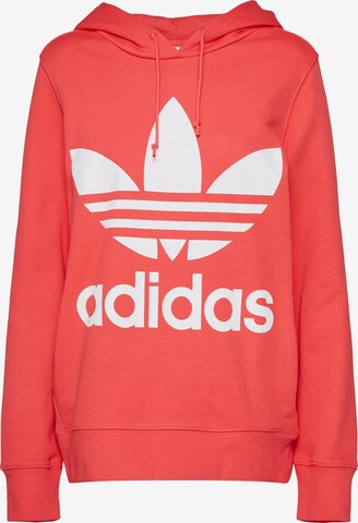 ADIDAS ORIGINALS Hoodie 'Trefoil' in Pink: predná strana