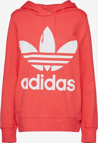 ADIDAS ORIGINALS Hoodie 'Trefoil' in Pink: predná strana