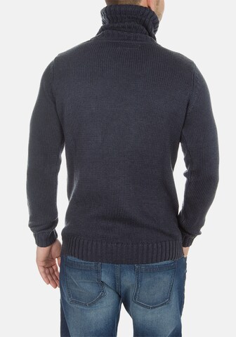 !Solid Sweater 'Paras' in Blue