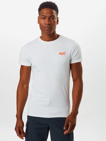 Superdry Regularny krój Koszulka w kolorze biały: przód