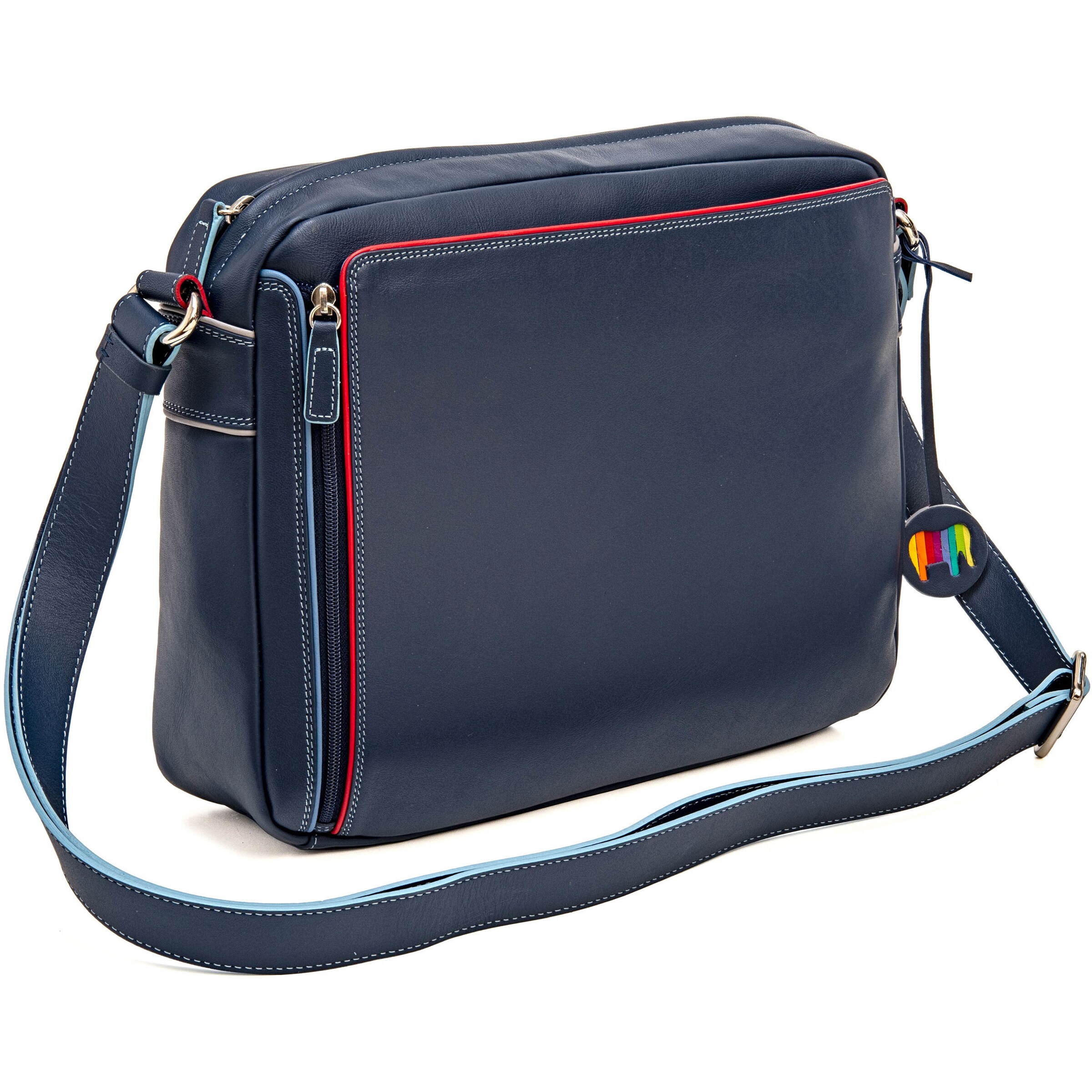 mywalit Umhängetasche 'Organiser' in Blau: Vorderseite