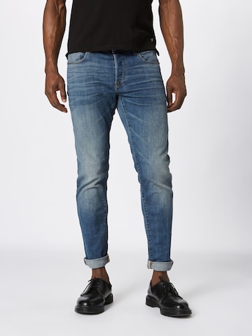 Coupe slim Jean '3301' G-STAR en bleu : devant
