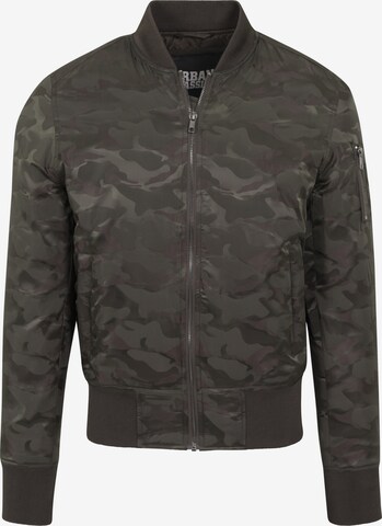 Urban Classics Between-Season Jacket in Green: front