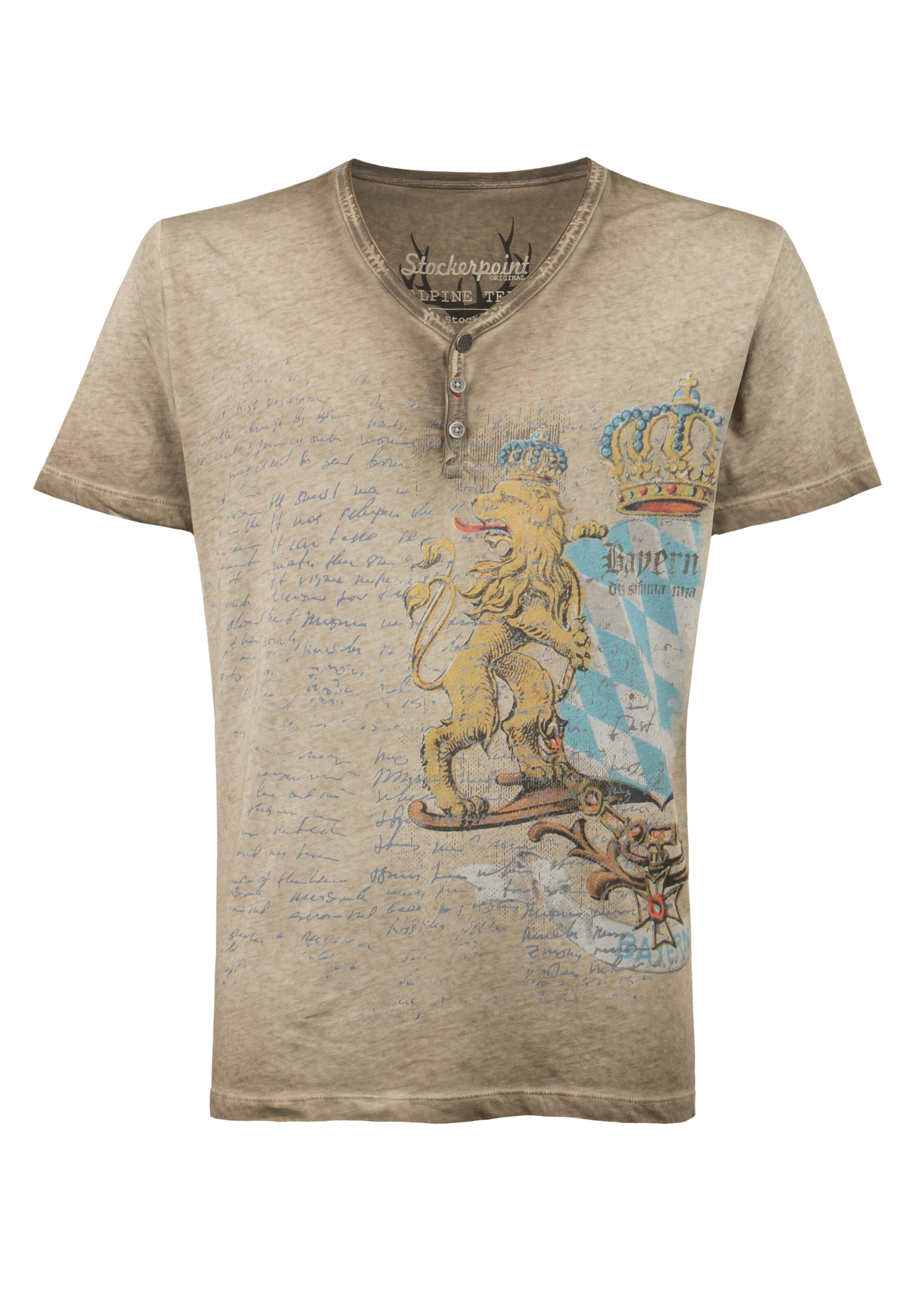 STOCKERPOINT Klederdracht shirt 'Bene' in Beige