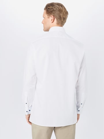 Slim fit Camicia 'Tendenz' di OLYMP in bianco