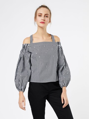 GUESS Blouse 'Goildie' in Zwart: voorkant