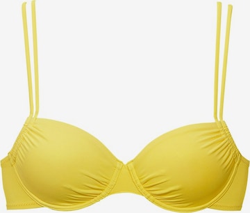 BUFFALO Regular Bikinitop 'Happy' in Geel: voorkant