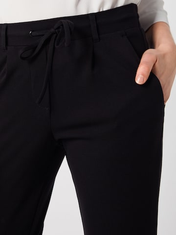 TOM TAILOR Regular Pleat-front trousers in Black