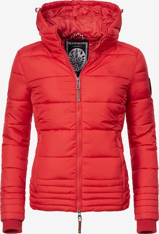 MARIKOO Winter Jacket 'Sole' in Red: front