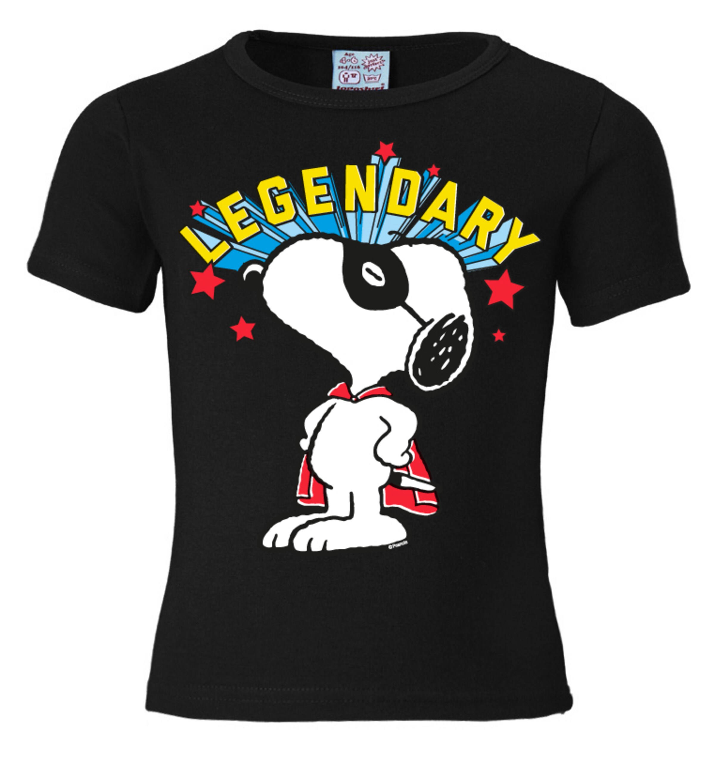 LOGOSHIRT Shirt in Zwart: voorkant