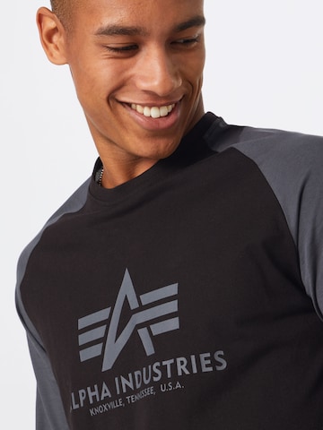 ALPHA INDUSTRIES Shirt in Black