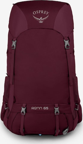 Osprey Sports Backpack 'Renn 65' in Pink: front