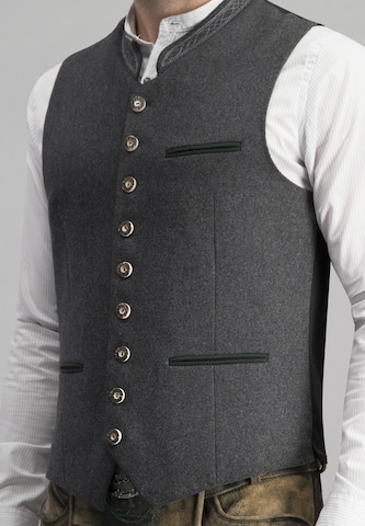 STOCKERPOINT Мъжка жилетка в традиционен стил 'Sirius' в сиво