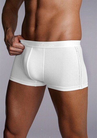 s.Oliver Boxershorts in Wit: voorkant