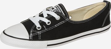 Sneaker bassa 'Chuck Taylor All Star' di CONVERSE in nero: frontale