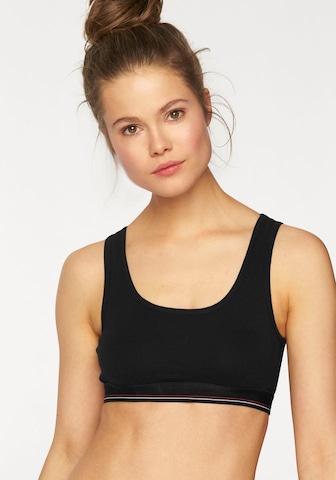 H.I.S Bralette Bra in Black: front