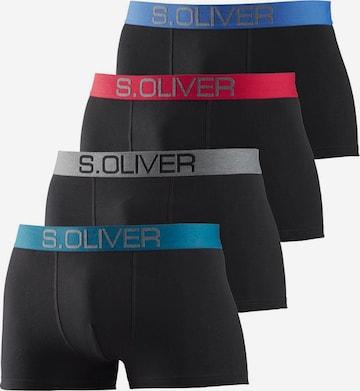 s.Oliver Boxershorts in Schwarz: predná strana