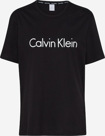 Calvin Klein Underwear Štandardný strih Tričko - Čierna: predná strana