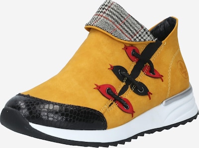 Rieker Ankle boots in Mustard / Honey / Light red / Black / White, Item view
