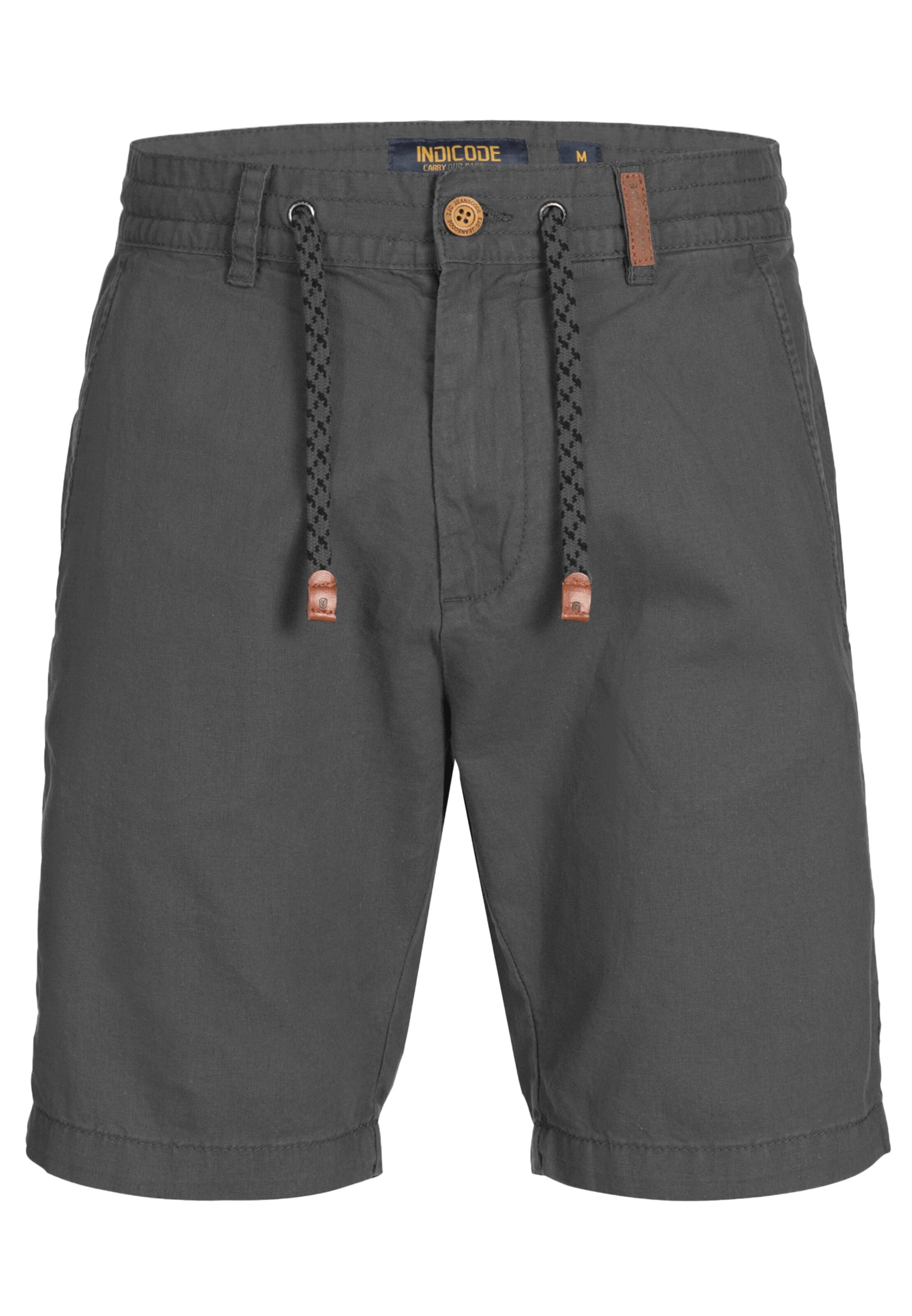 INDICODE JEANS Pants 'Bowmanville' in Grey: front