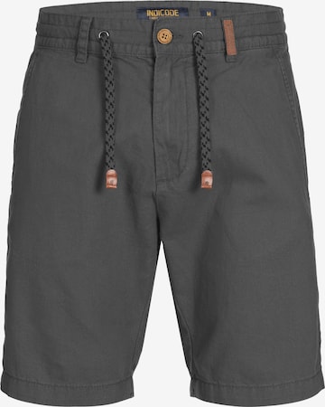 INDICODE JEANS Regular Broek 'Bowmanville' in Grijs: voorkant