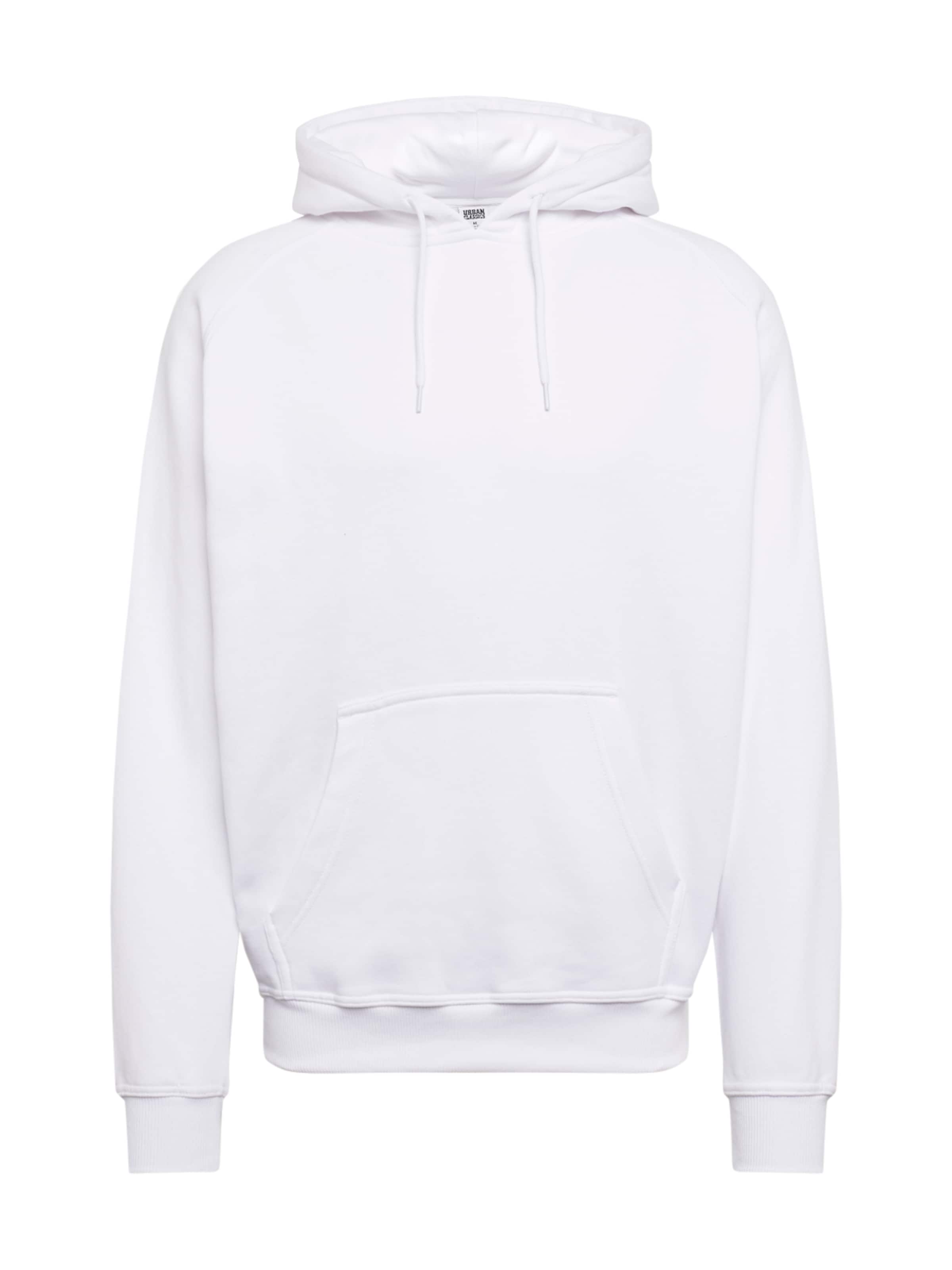 Sweat-shirt Urban Classics en blanc : devant
