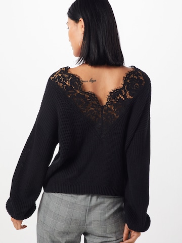 ONLY Sweater 'Xenia' in Black: back