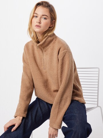 s.Oliver Sweatshirt in Bruin: voorkant