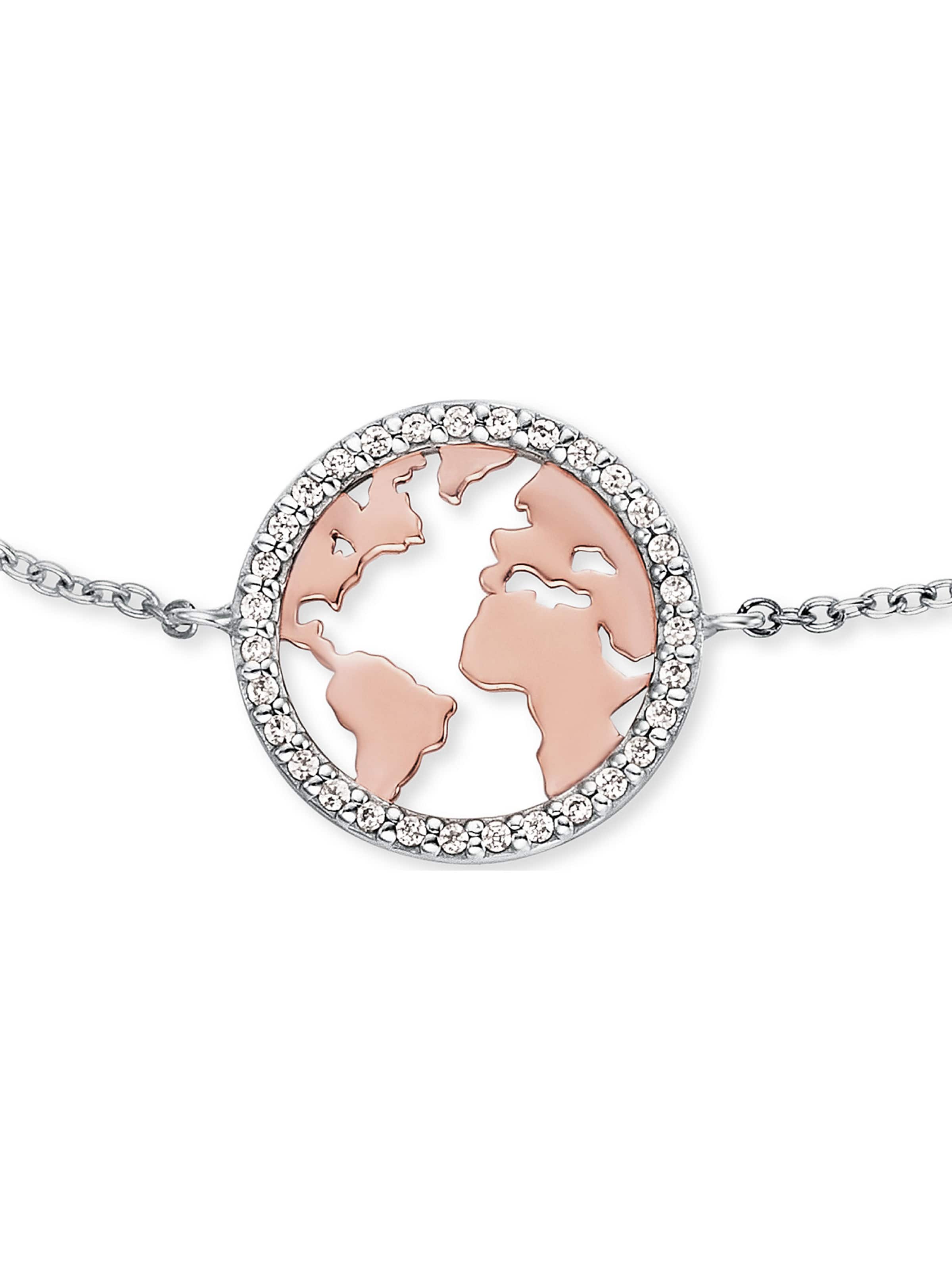 Engelsrufer Armband 'Welt' in Silber