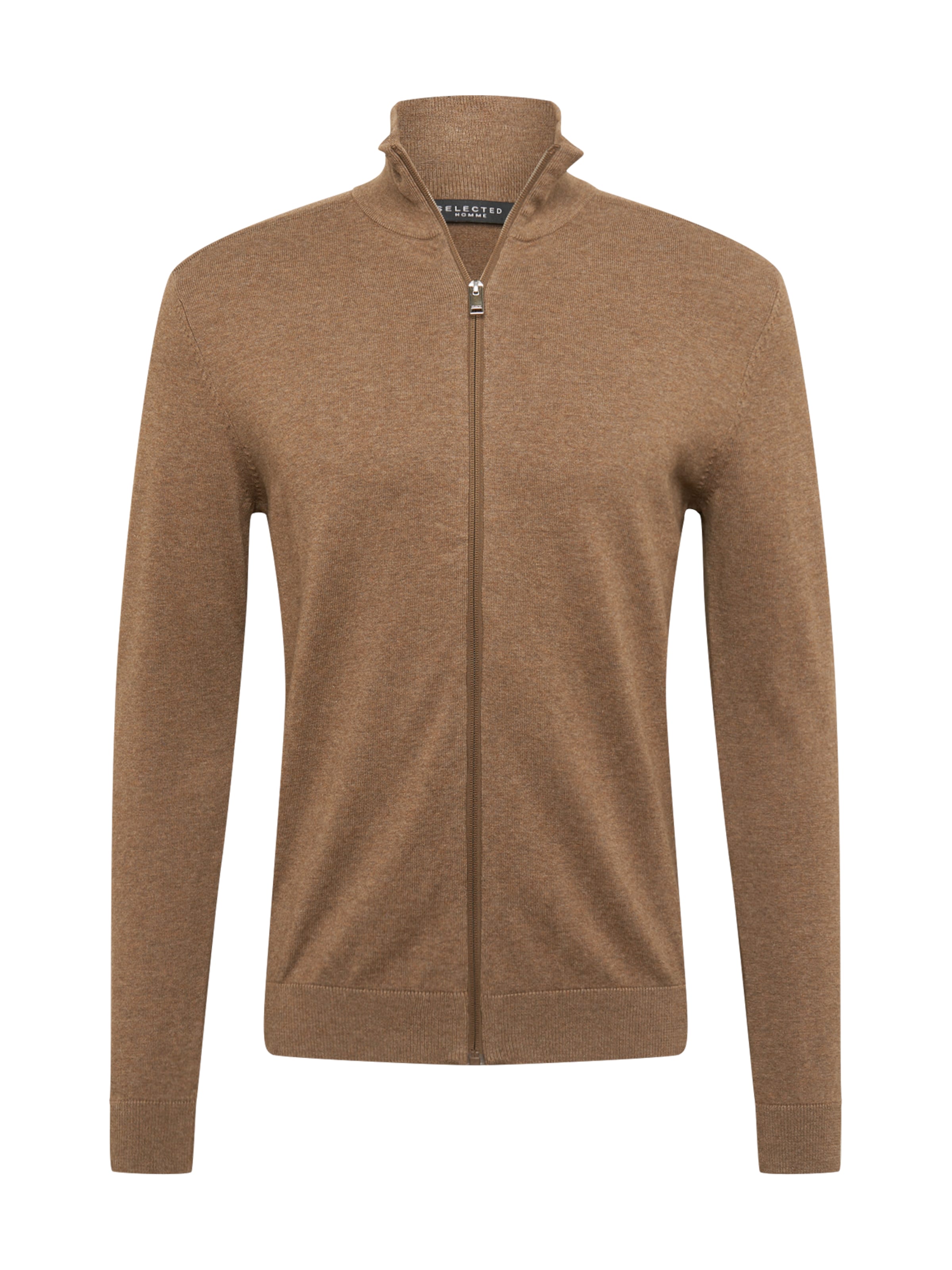Regular fit Giacchetta 'Berg' di SELECTED in marrone: frontale