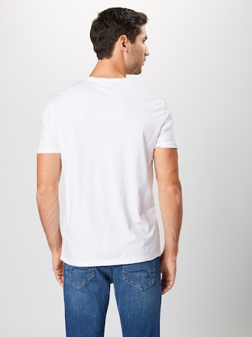 GAP T-shirt 'CLASSIC T' i vit: baksida