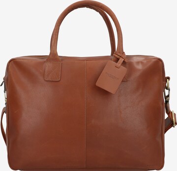 Burkely Document Bag 'Taylor' in Brown: front