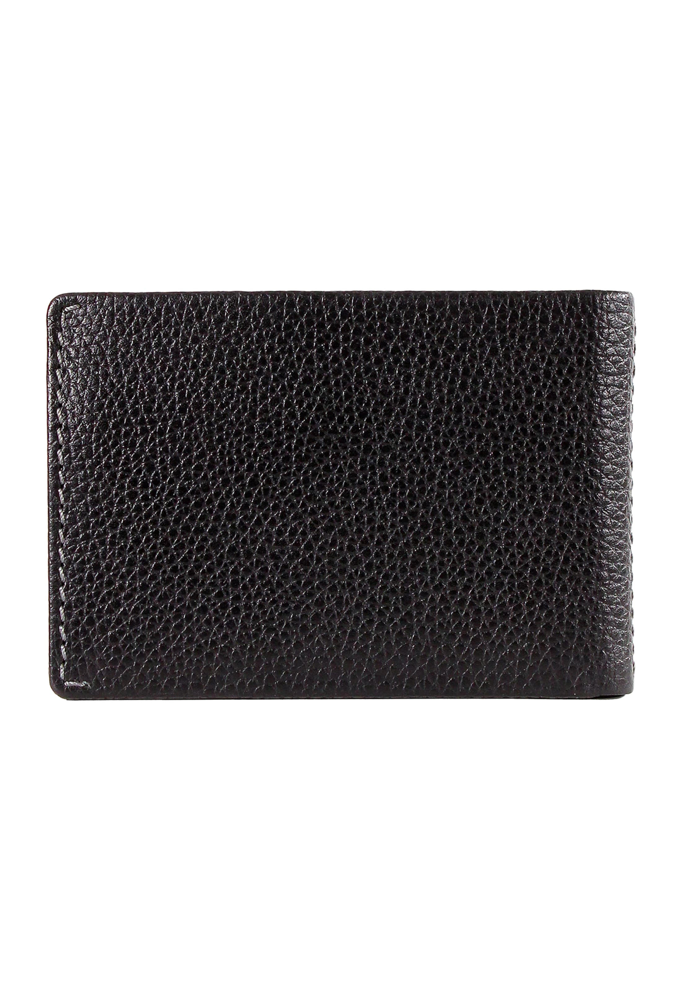 Portamonete 'Prato' di Braun Büffel in nero