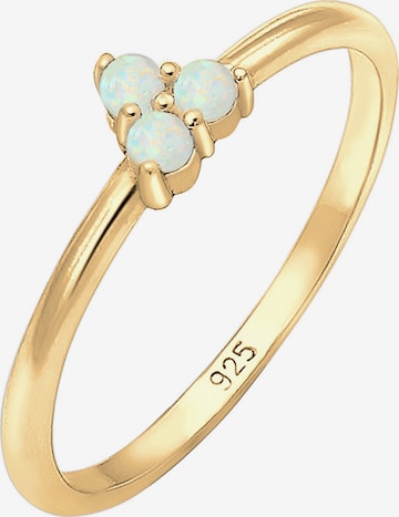 ELLI Ring 'Opal' in Gold: predná strana