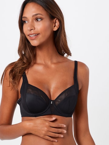 Sutien de tricou Sutien 'True Shape Sensation' de la TRIUMPH pe negru: față