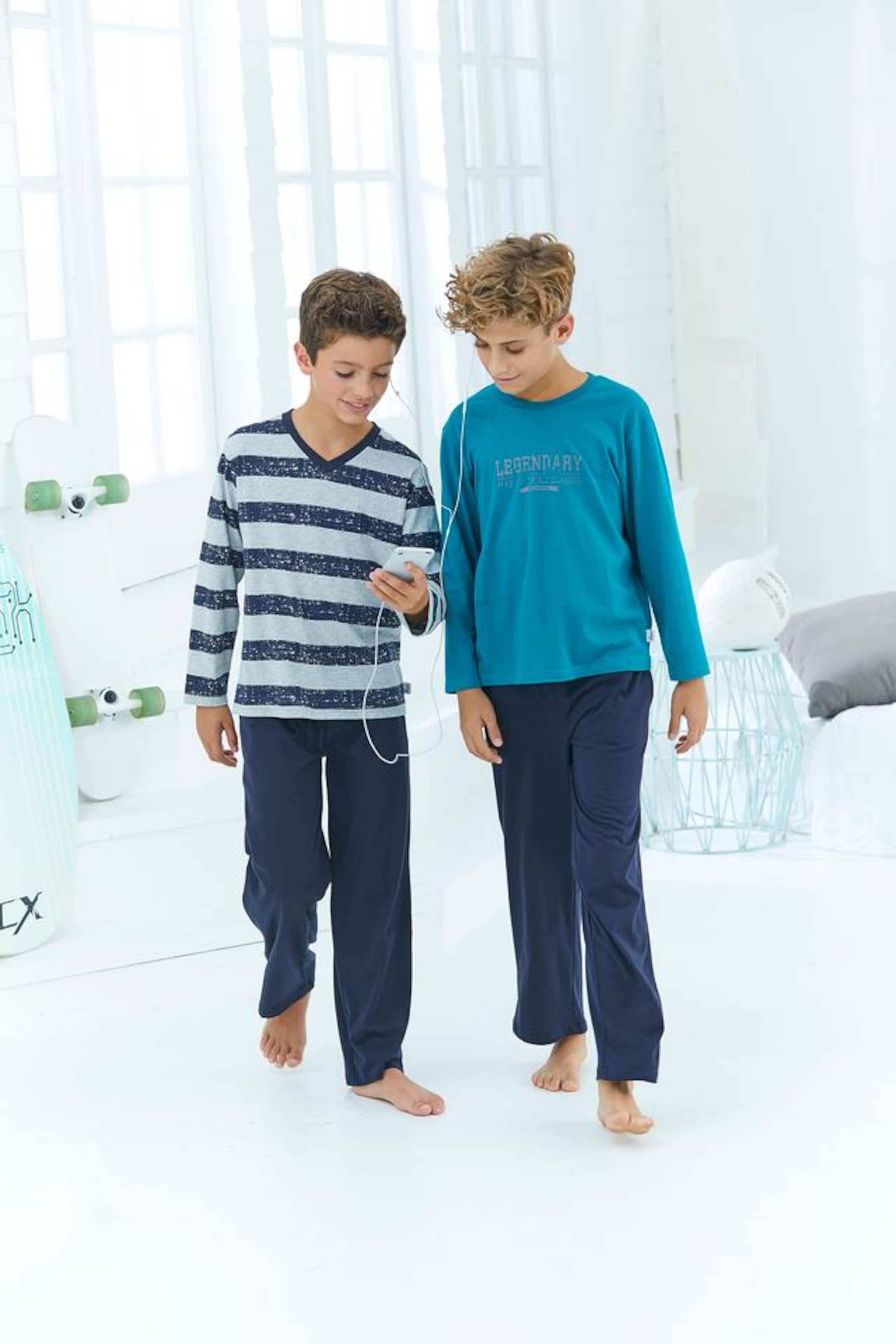 LE JOGGER Pyjama, lang (2 Stck.) in Mischfarben | ABOUT YOU