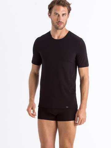 Hanro T-Shirt ' Natural Function ' in Schwarz