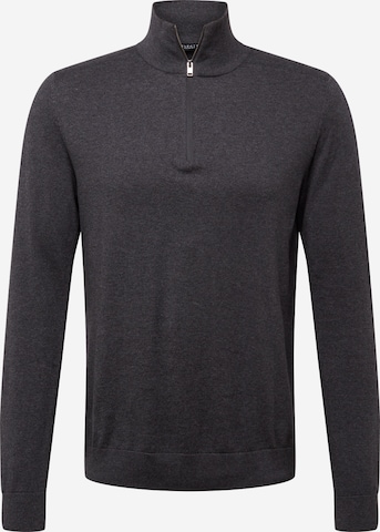 SELECTED HOMME Regular fit Sweater 'Berg' in Black: front