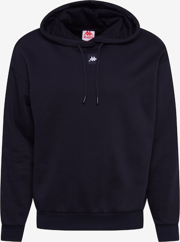 KAPPA Regular fit Sweatshirt 'GENTHI' in Zwart: voorkant