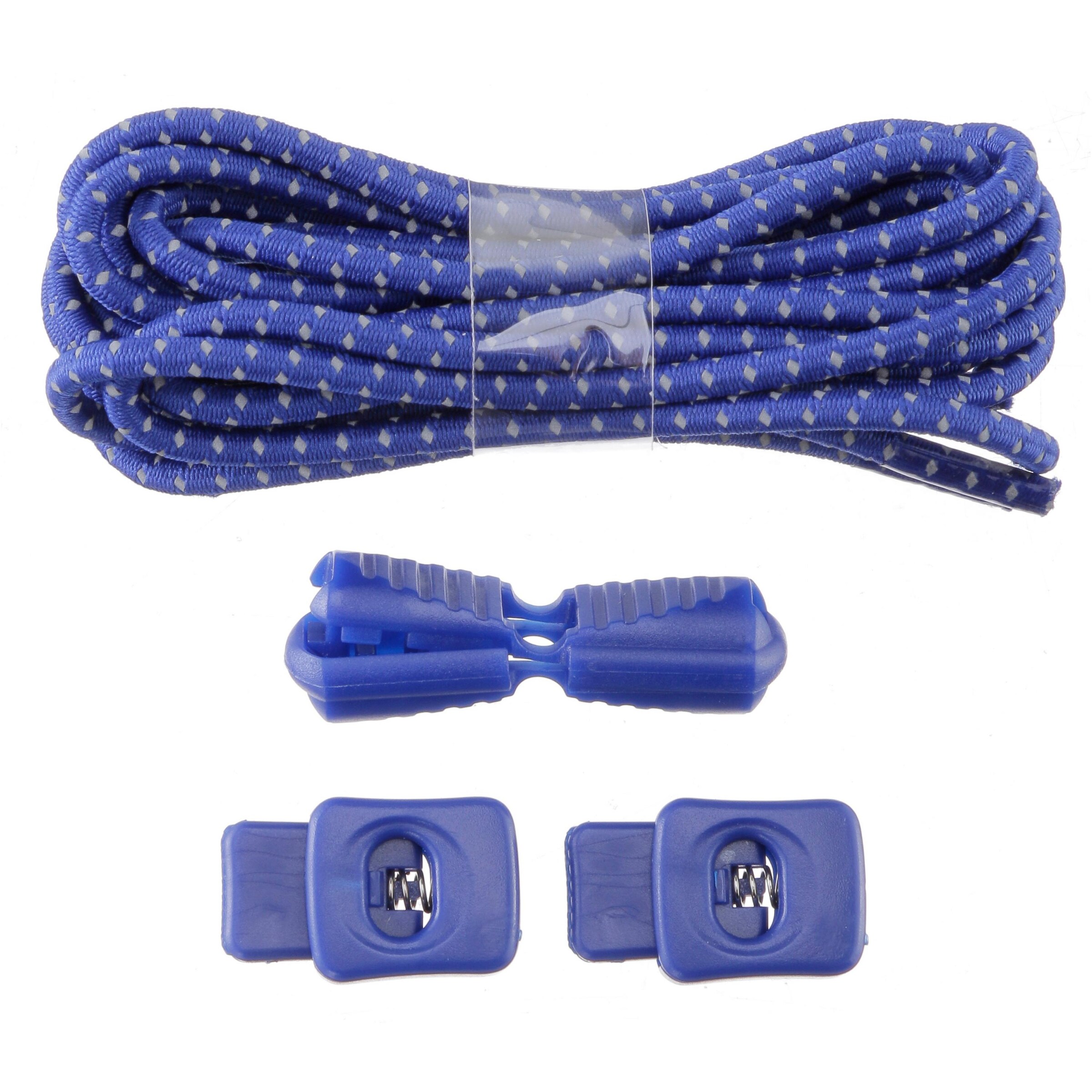 NATHAN - Schuhbänder 'Lock Laces Reflectiv' in violettblau