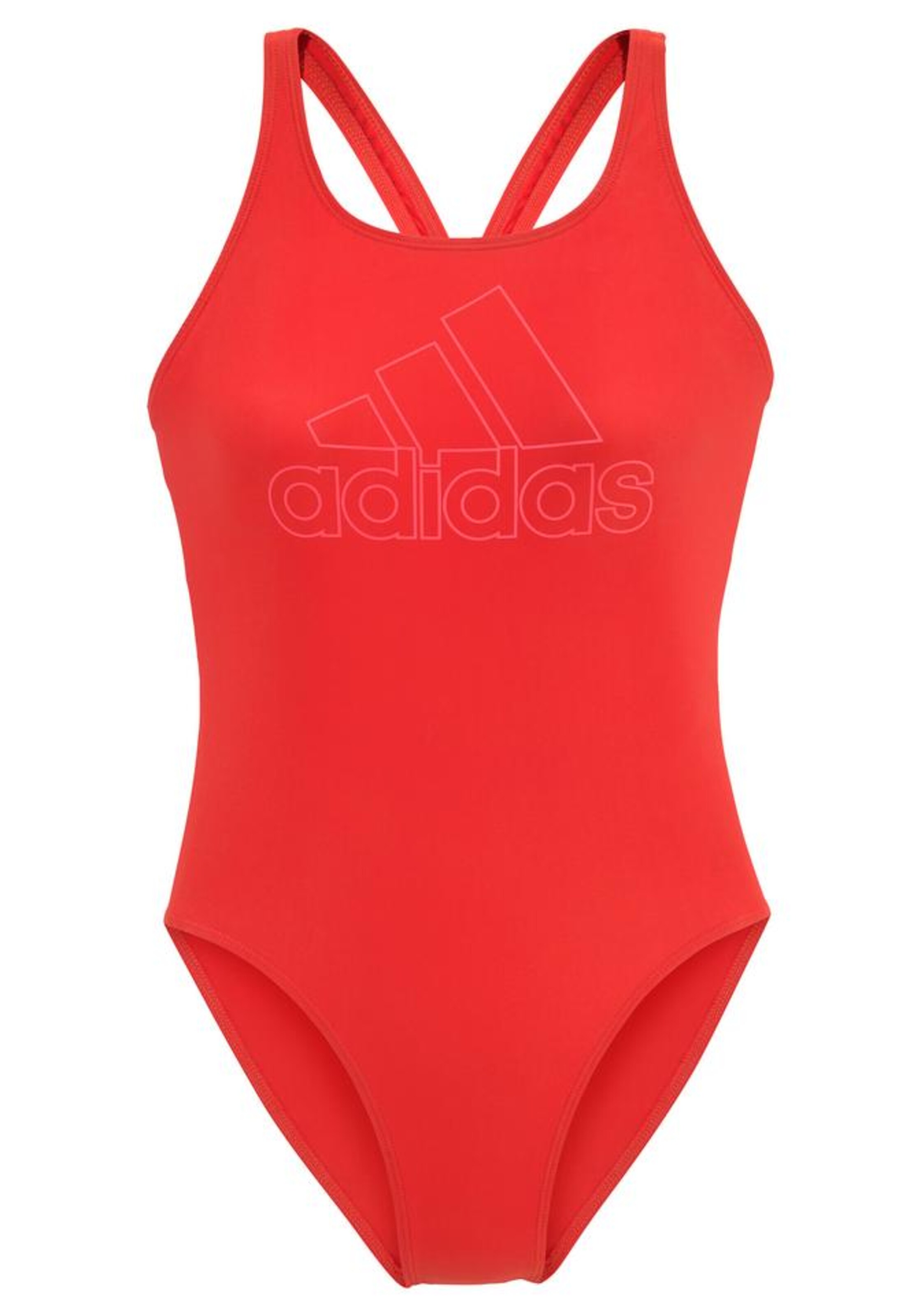 ADIDAS PERFORMANCE - Badeanzug in rot