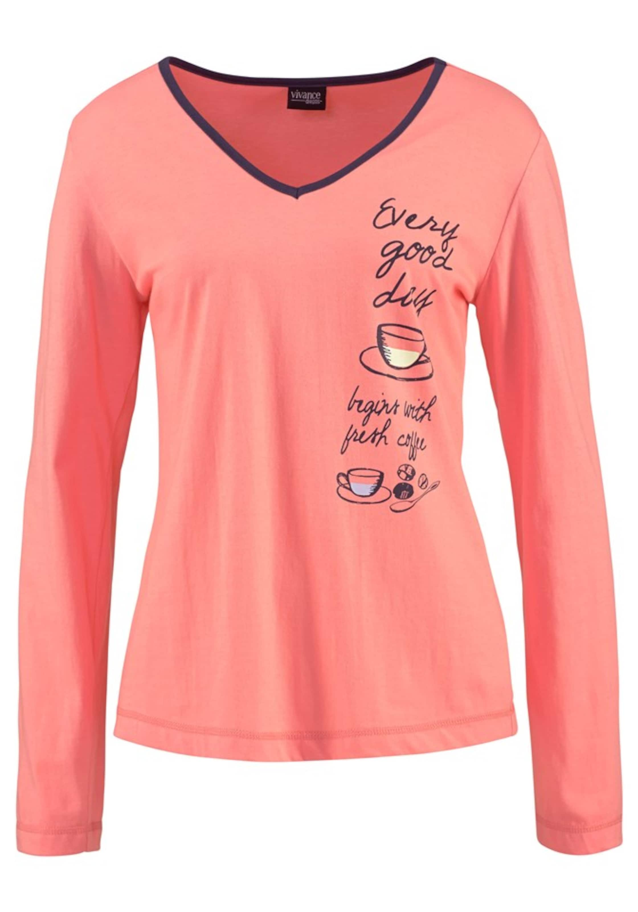 Pijama de la VIVANCE pe portocaliu